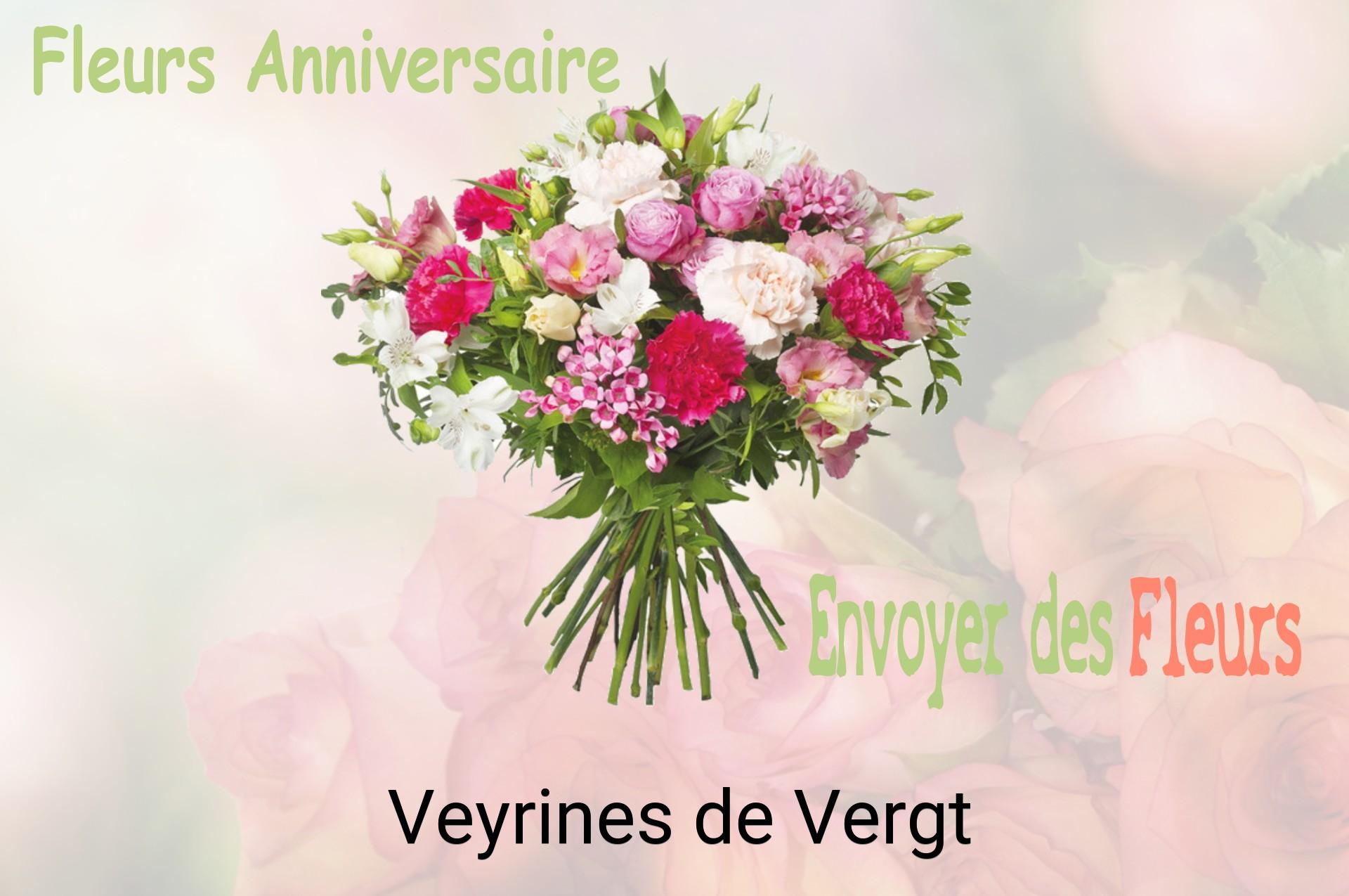 Bouquet de fleurs d’anniversaire livré à Veyrines-de-Vergt