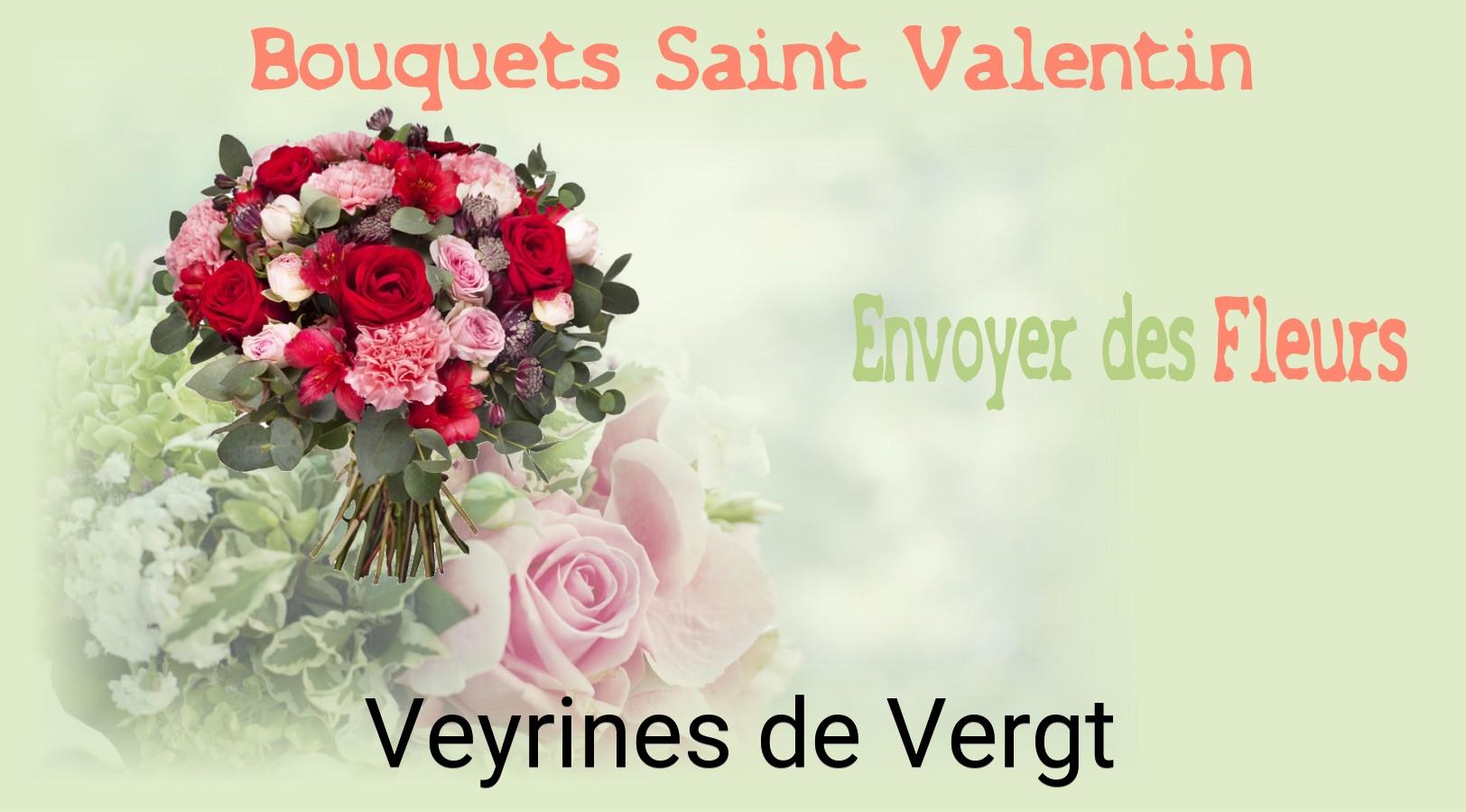 Roses de Saint-Valentin livrées à Veyrines-de-Vergt